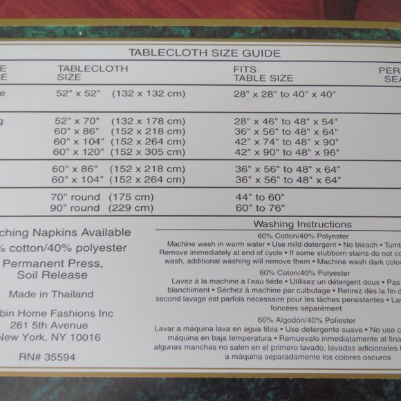 Vintage 1980s Fall Radiance 70" Round Table Cloth With Sunflowers - Picture 7 of 7